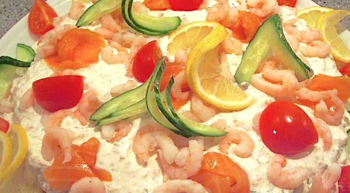 Spinatbund med ørredcreme